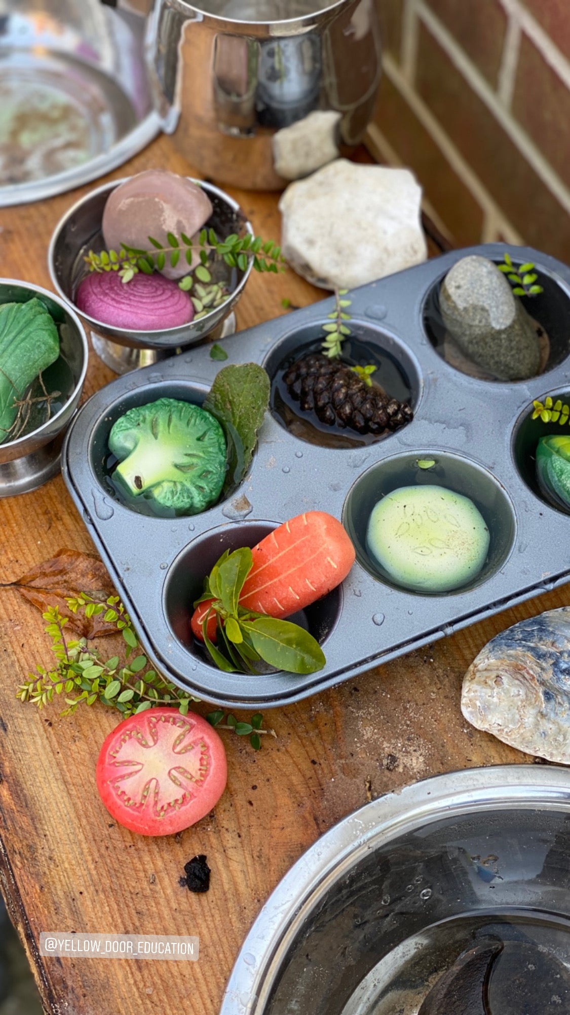 Grønnsaker til sølekjøkken - tåler bare søle og vann 💦