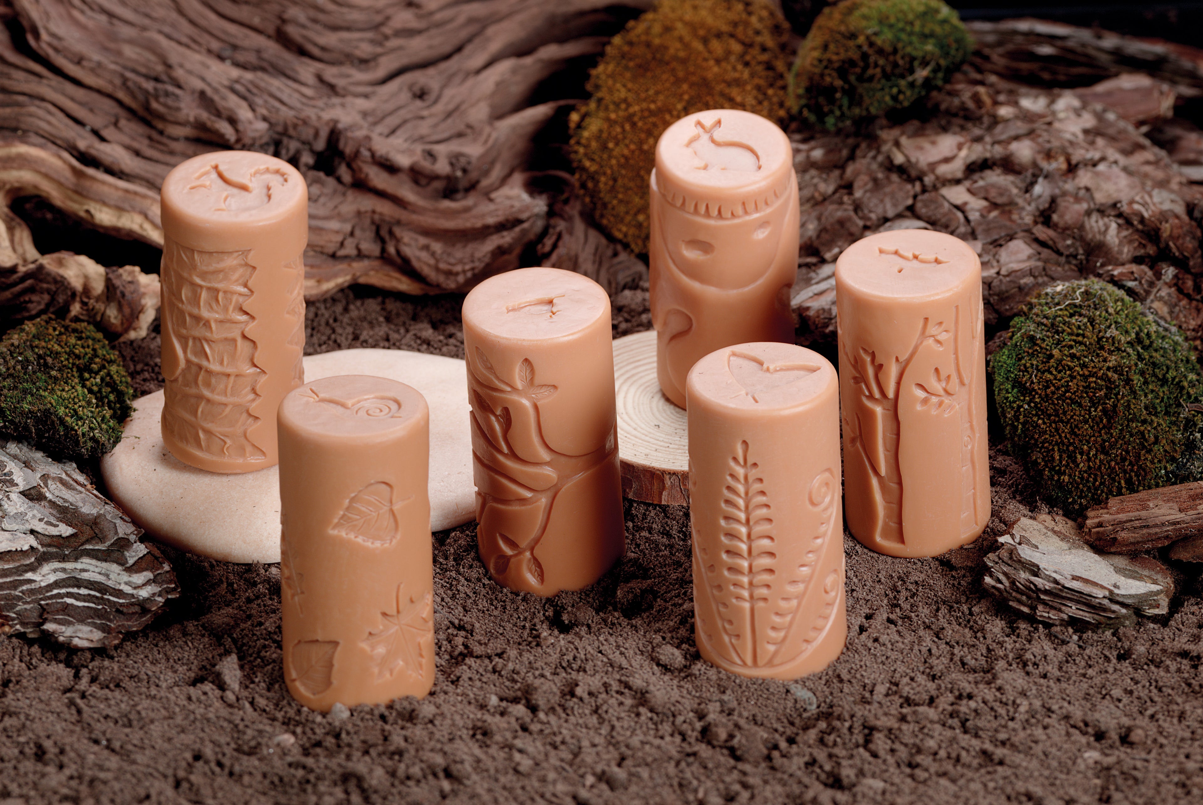 Forhåndsbestilling: Plastelinaruller - skogens venner