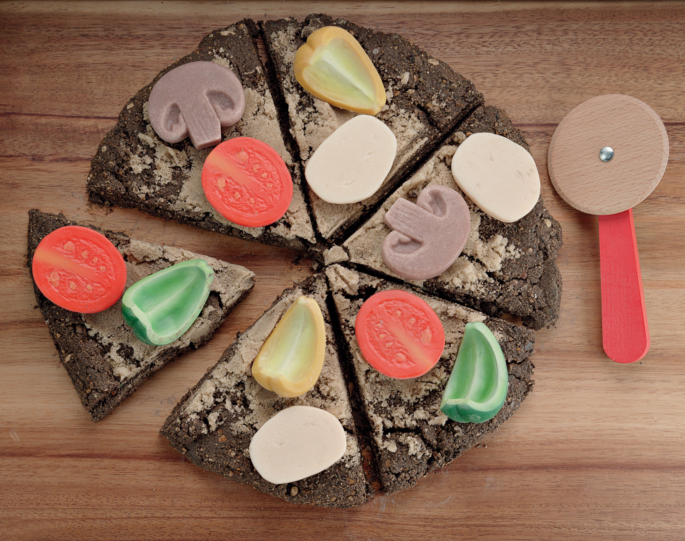 Pizzatopping - perfekt til plastelina eller sølepizza