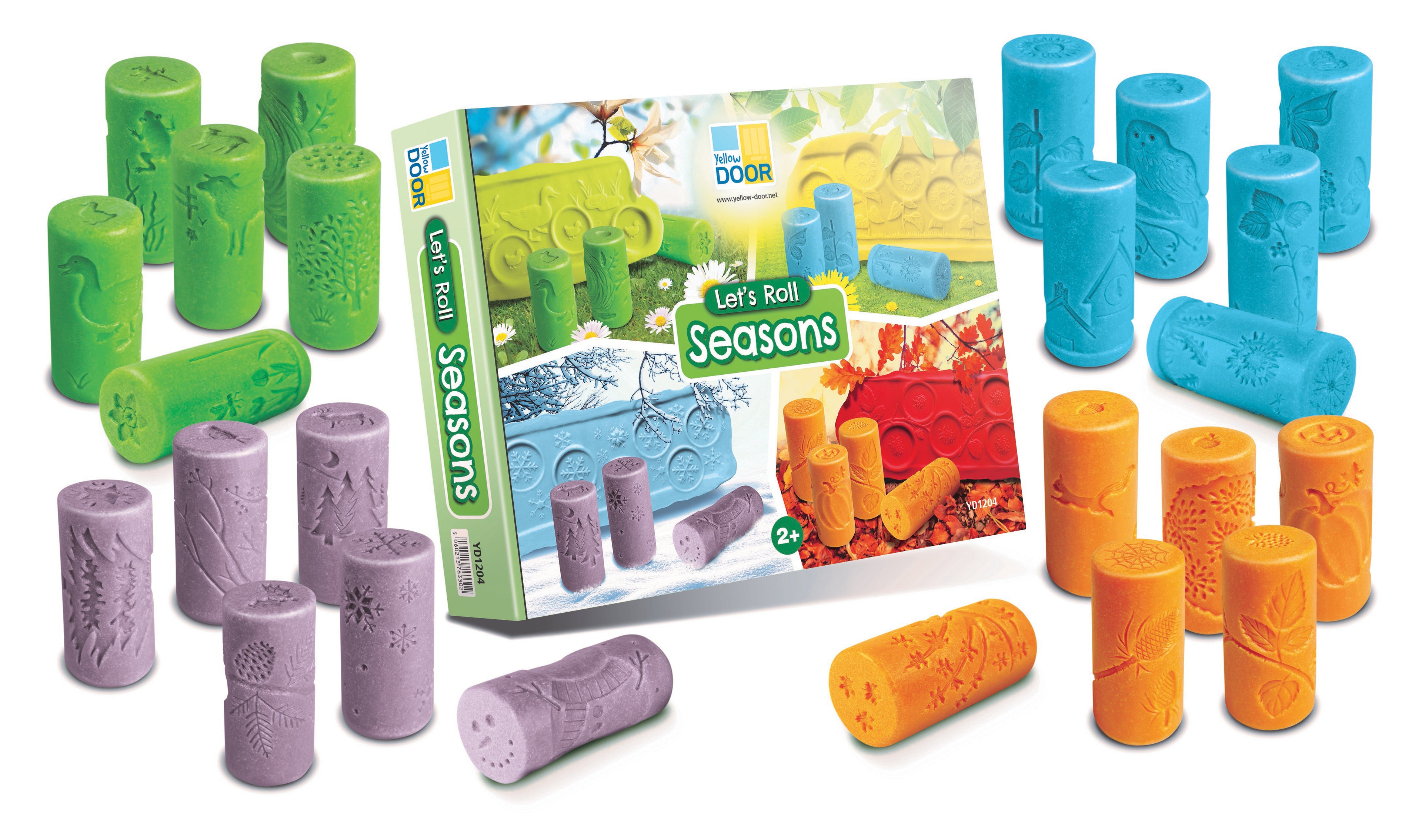 Plastelinaruller - sesong VÅR (6 ruller)