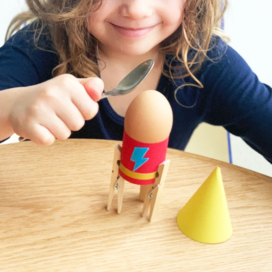 Lag din egen rakett-egg