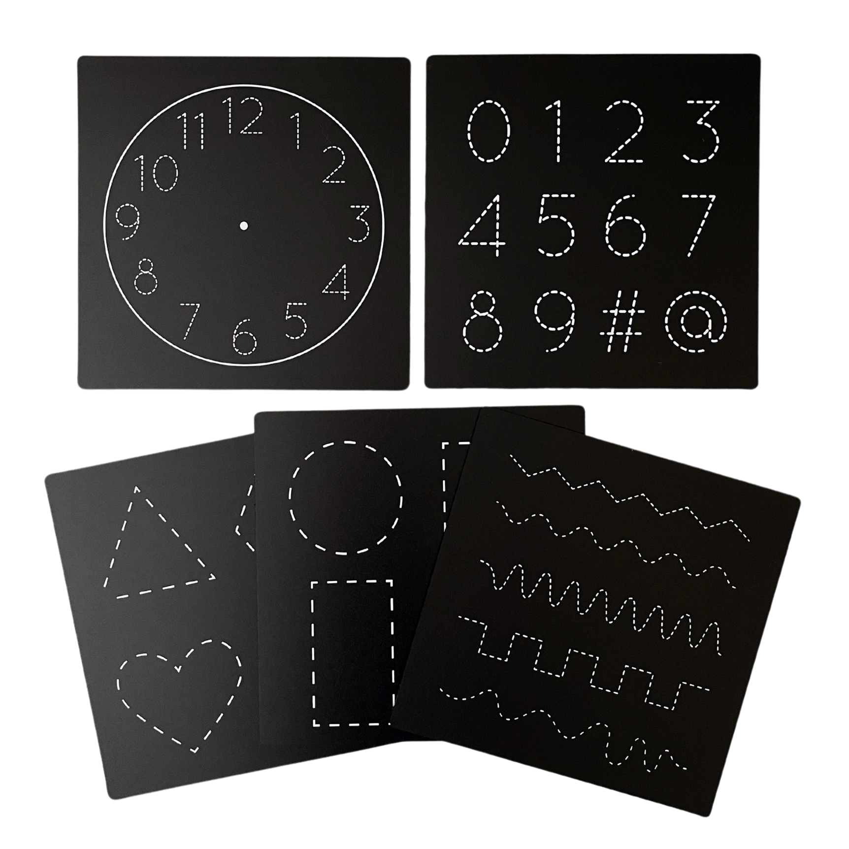 Krittavle - tall/former/klokke