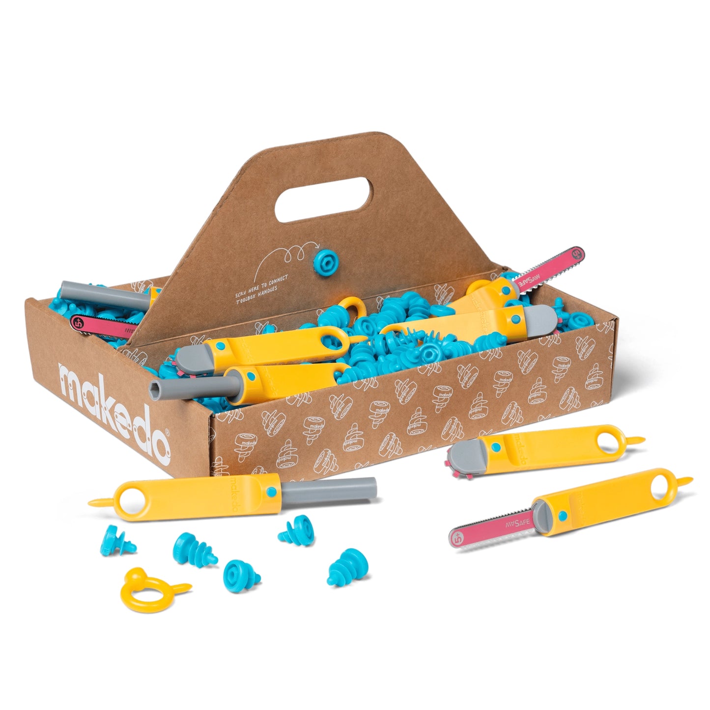 Makedo pappkonstruksjonssett CREATE 260 deler