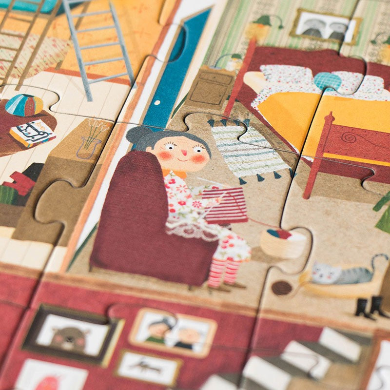 Welcome to My Home Tosidig Puslespill 5+