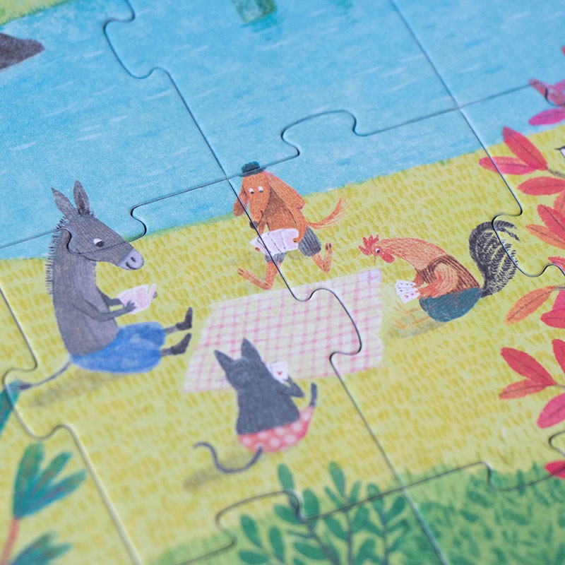 Once upon a time - Historiefortellende Puslespill 5+