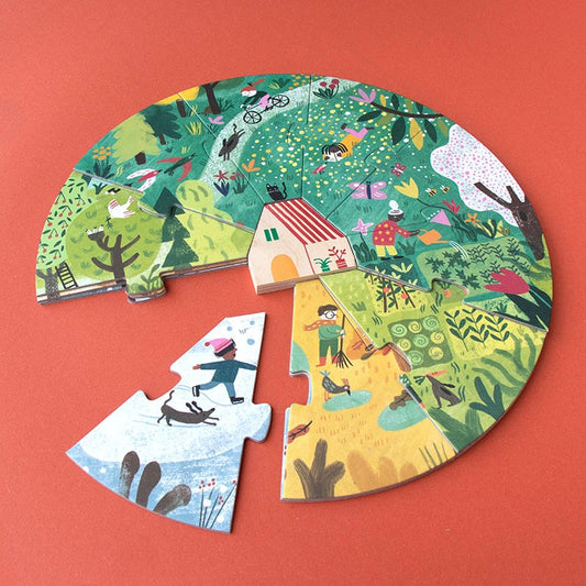 A home for nature - Fire årstider Puslespill 3+