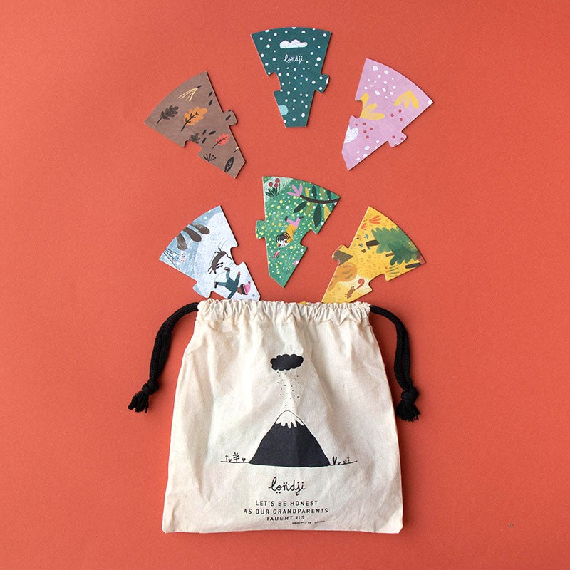 Fire årstider Puslespill 3+