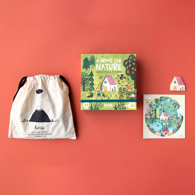 Fire årstider Puslespill 3+