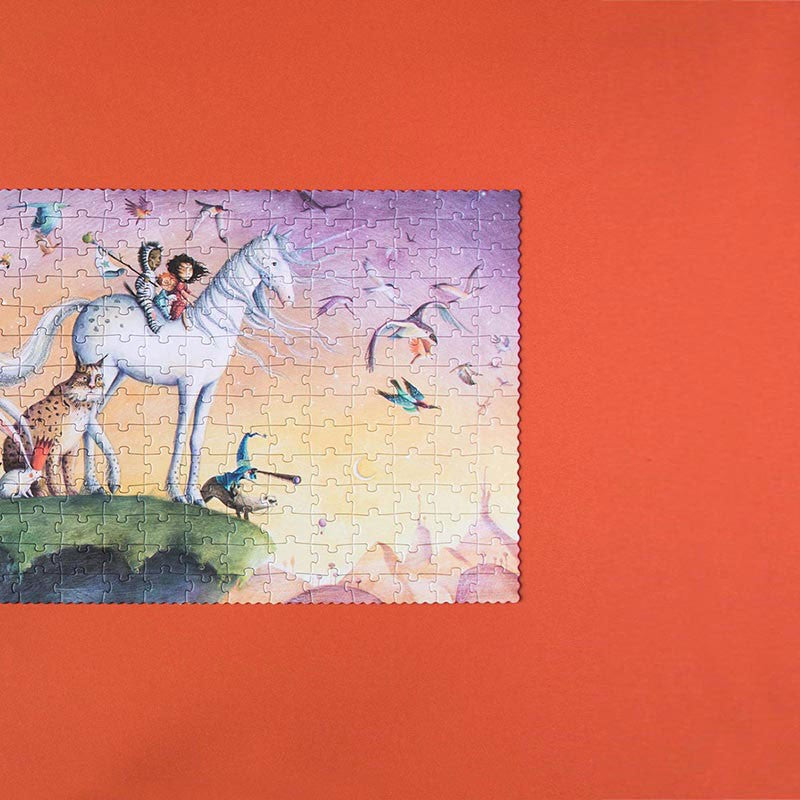 Enhjørning Puslespill 8+