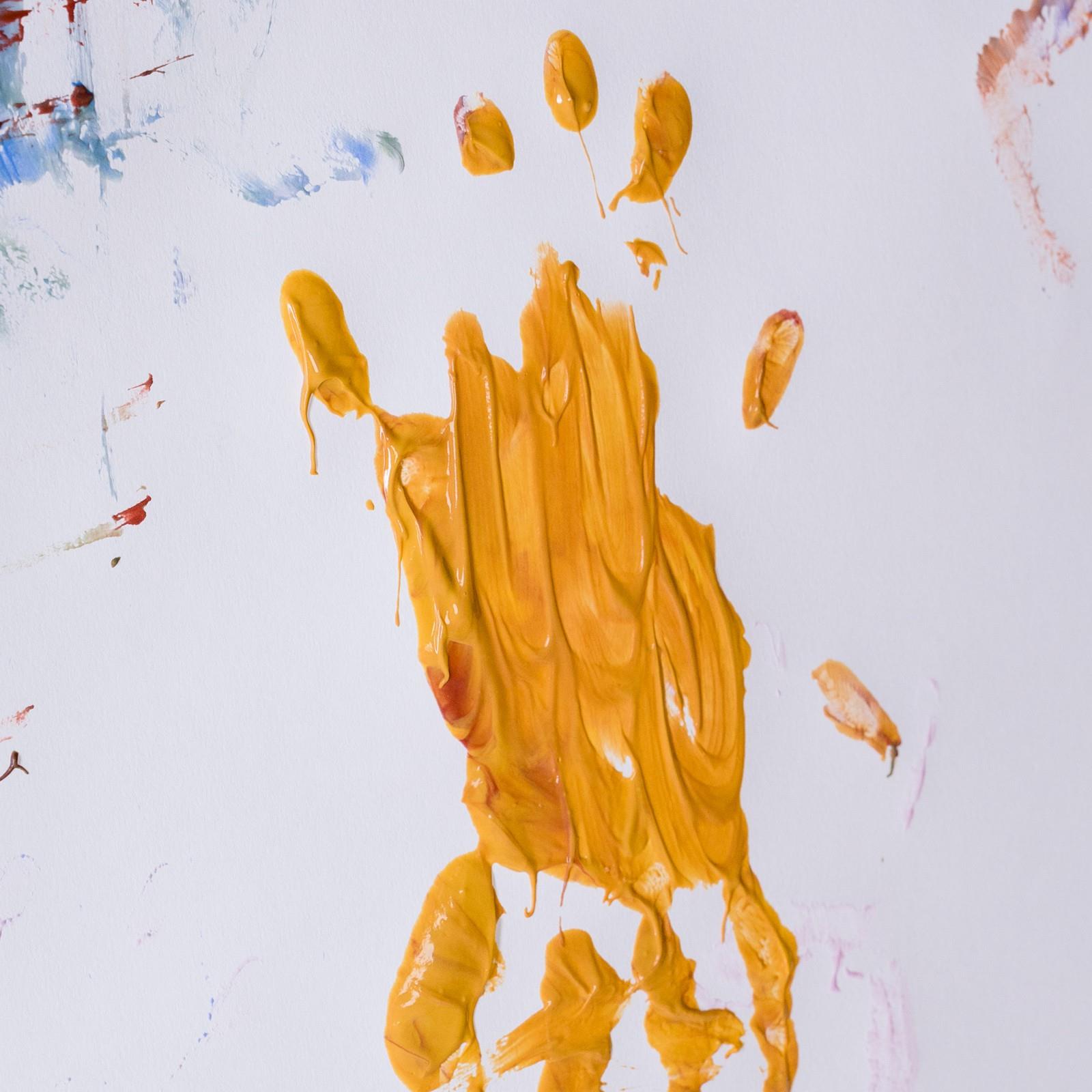 «Luka» økologisk fingermaling - sett med 4 farger