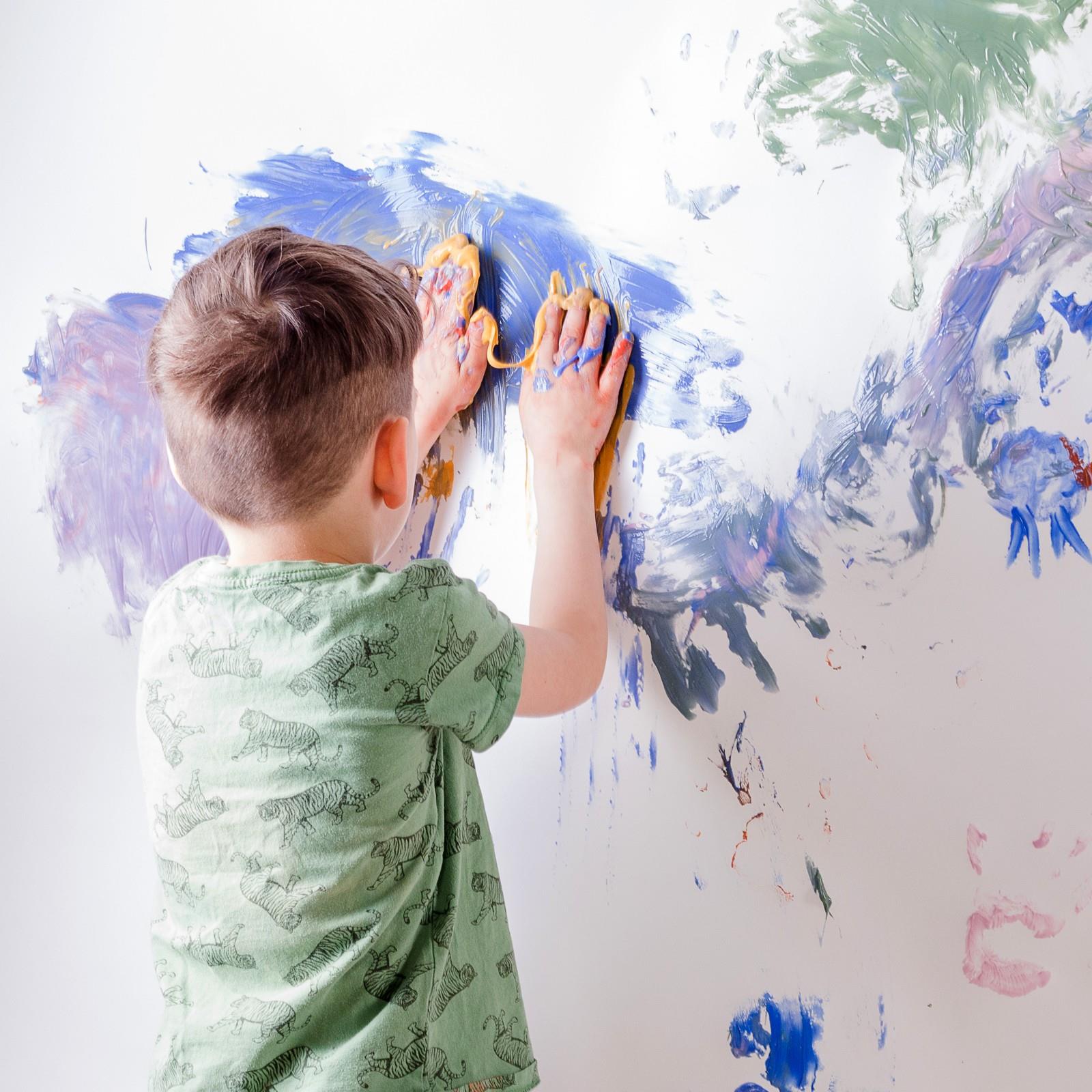 «Aki» økologisk fingermaling - sett med 4 farger