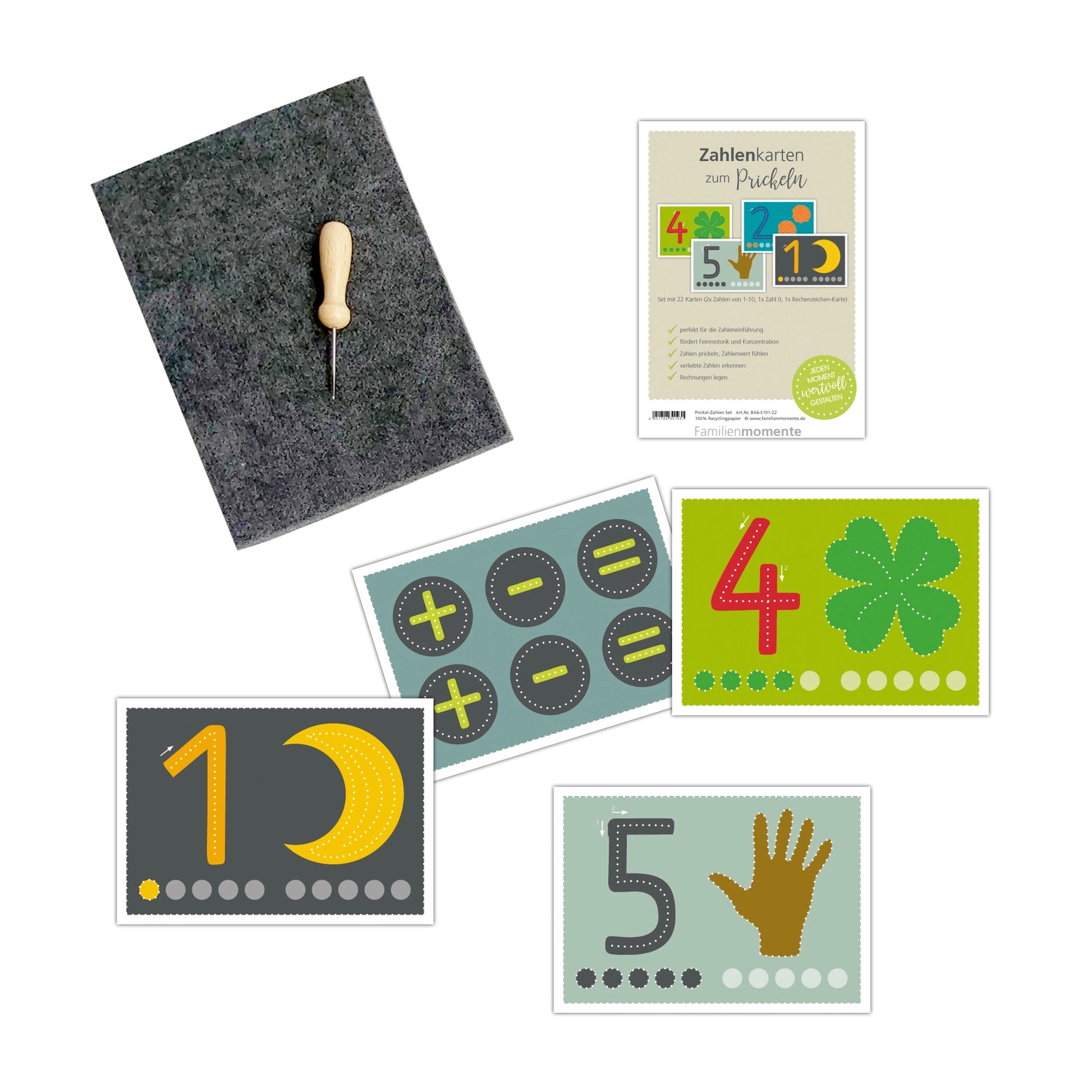 Prikkesett - tall 0 - 10