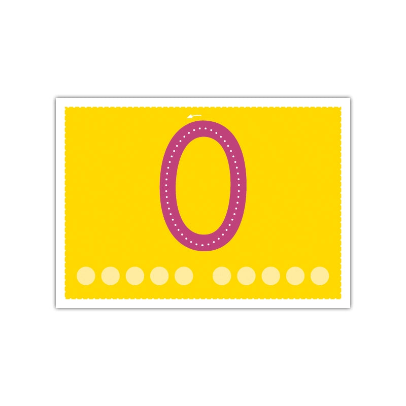 Prikkesett - tall 0 - 10