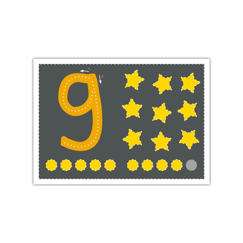 Prikkesett - tall 0 - 10