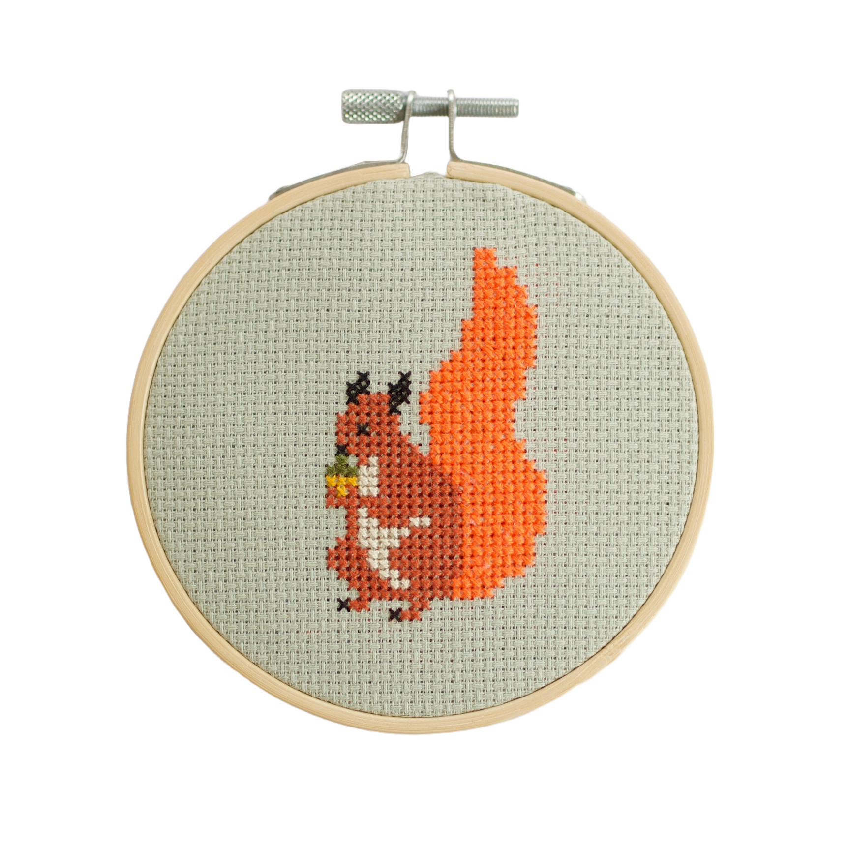 Mini-korsstingsett med ekorn