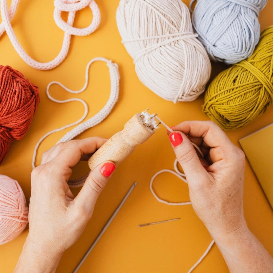 Fransk strikkesett - nybegynnerpakke