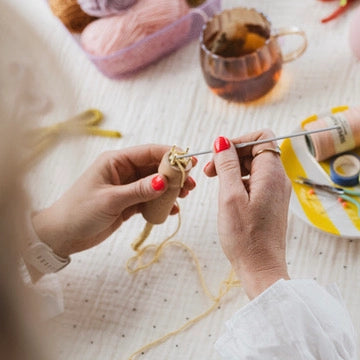 Fransk strikkesett - nybegynnerpakke