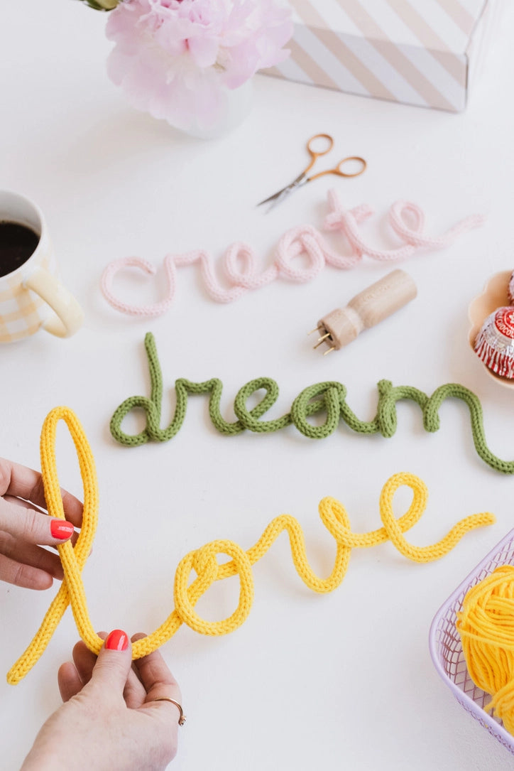 Fransk strikkesett - nybegynnerpakke