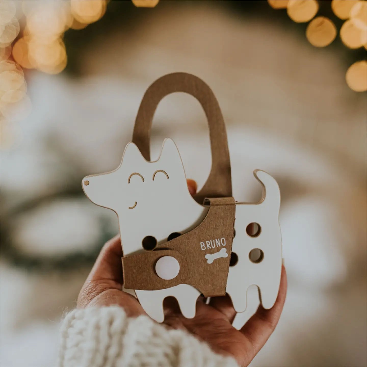 Montessori snøreleke - lille hund