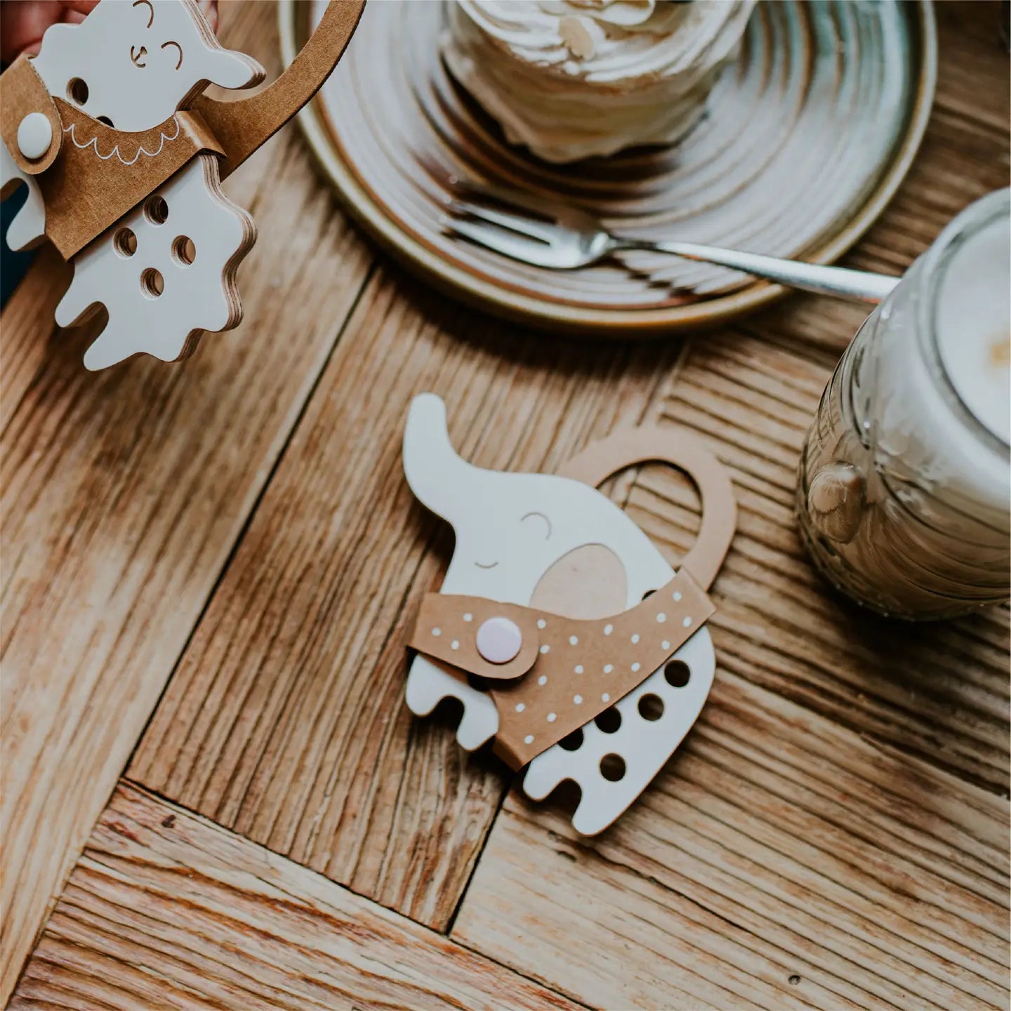 Montessori snøreleke - lille elefant