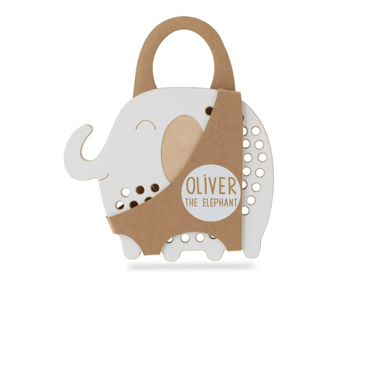 Montessori snøreleke - Oliver elefant