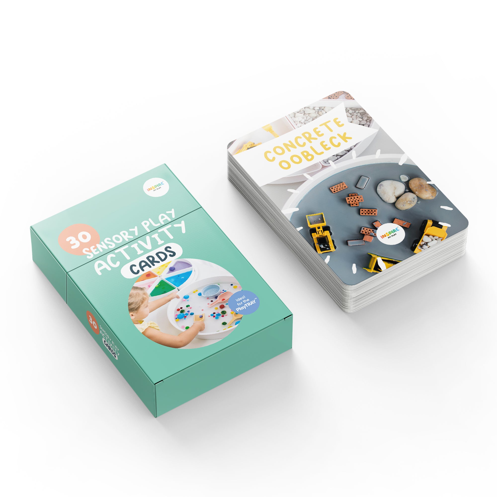 Aktivitetskort med oppskrifter (3+) til sanselek (engelsk)