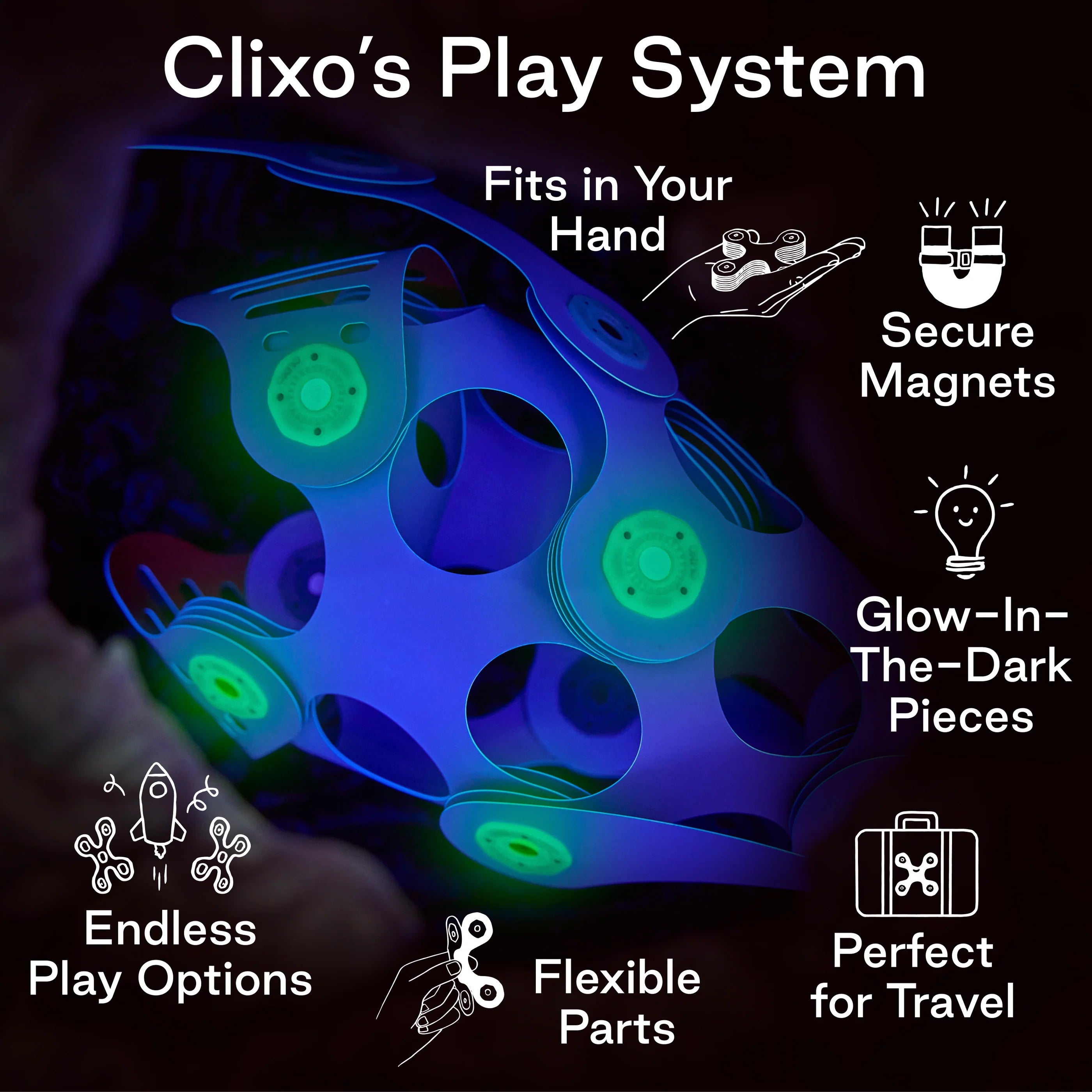 Havet magnetpakke - 24 deler