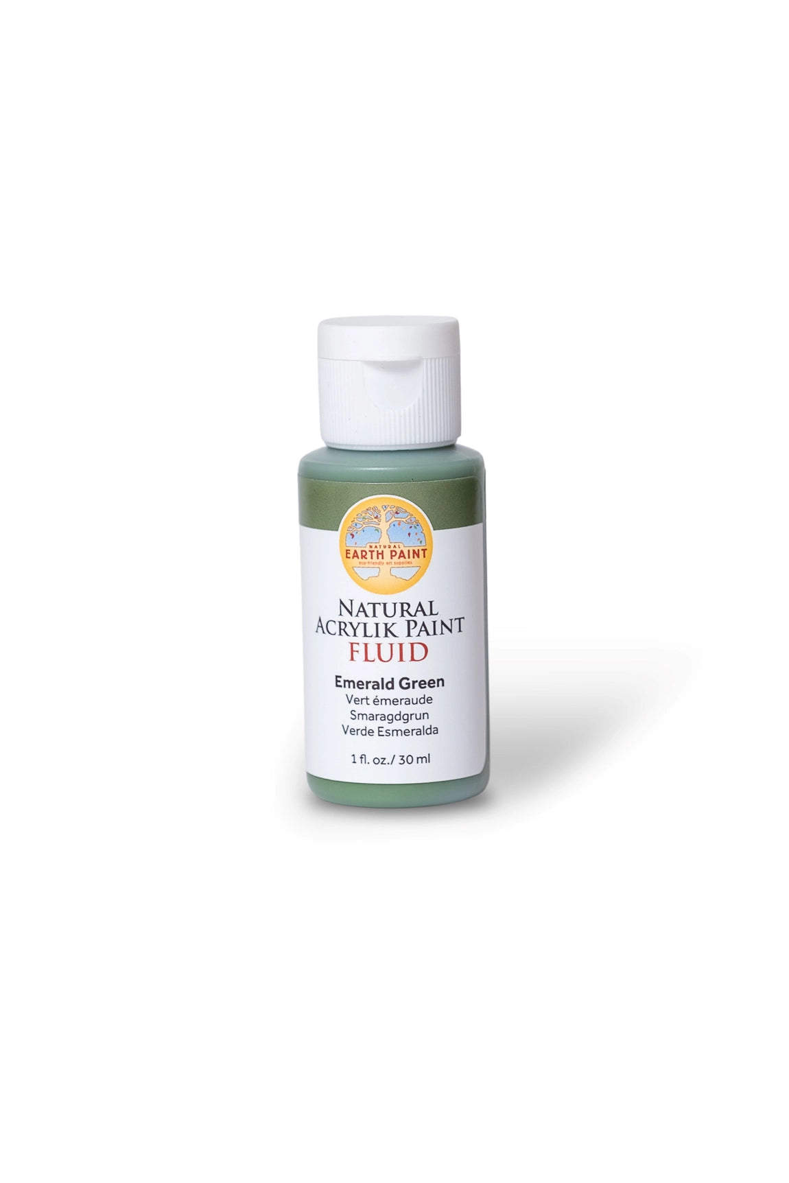 Fluid Naturlig Akrylmaling 30ml - velg farge