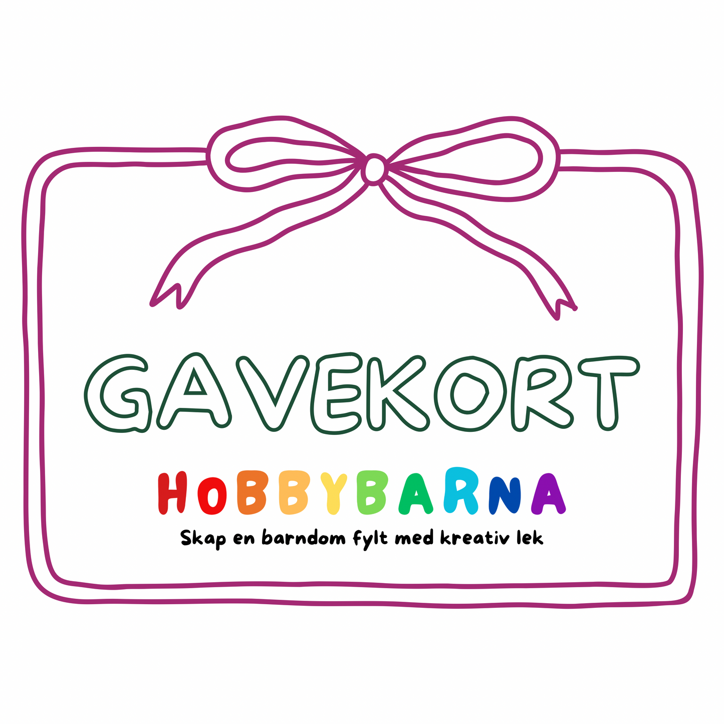 Gavekort 💌 Velg et beløp