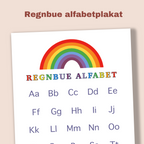 Regnbue bokstavaktivitet (digitalt)