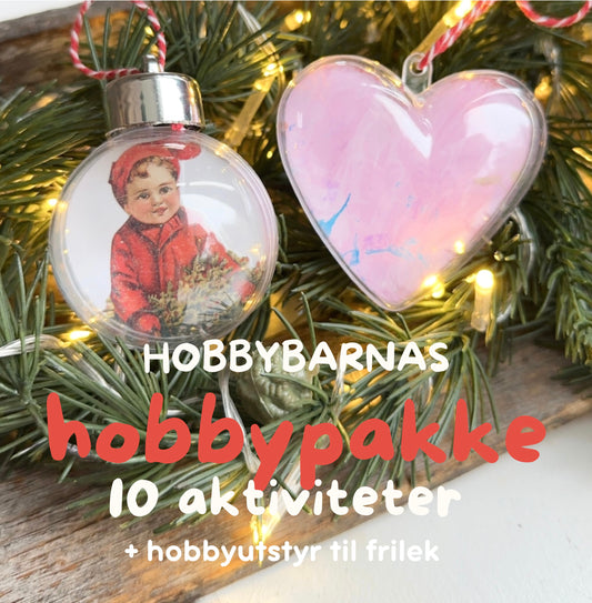 Jule hobbyaktiviteter 10 aktiviteter + hobbypakke