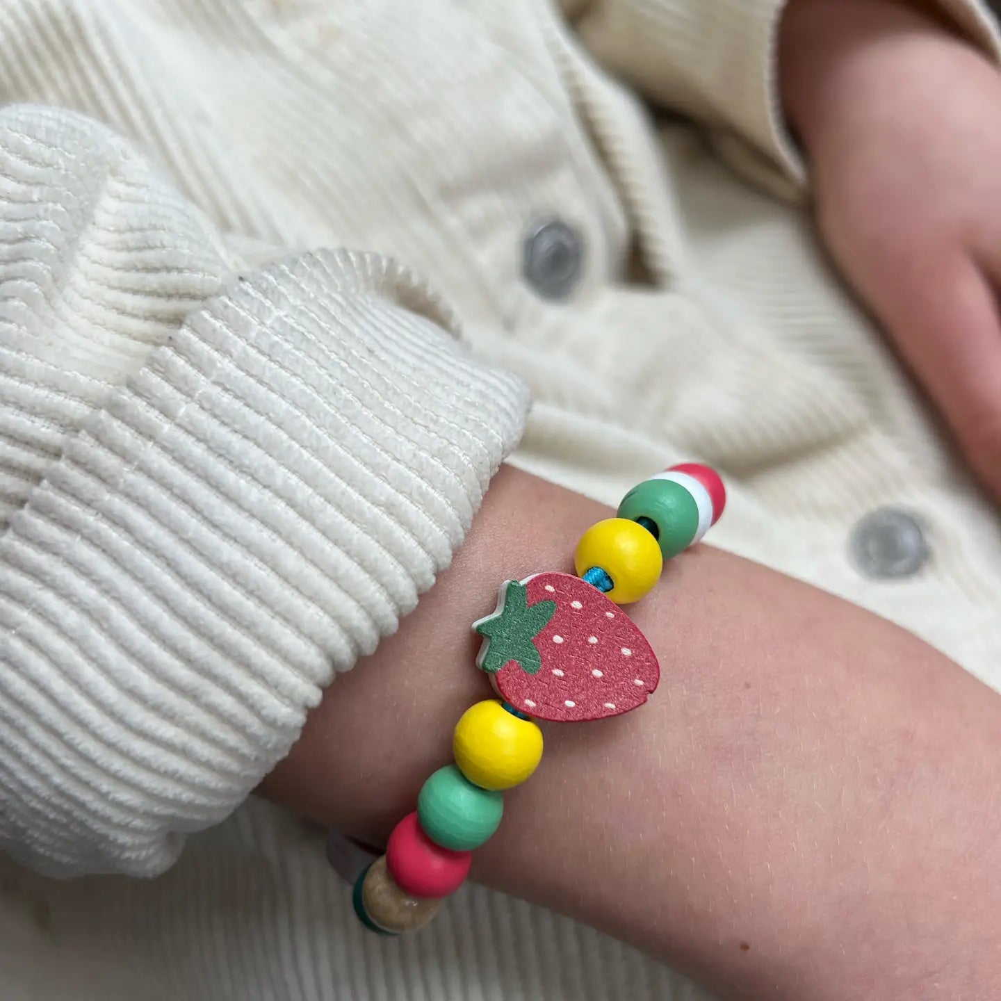Jordbær armbånd gavesett mini