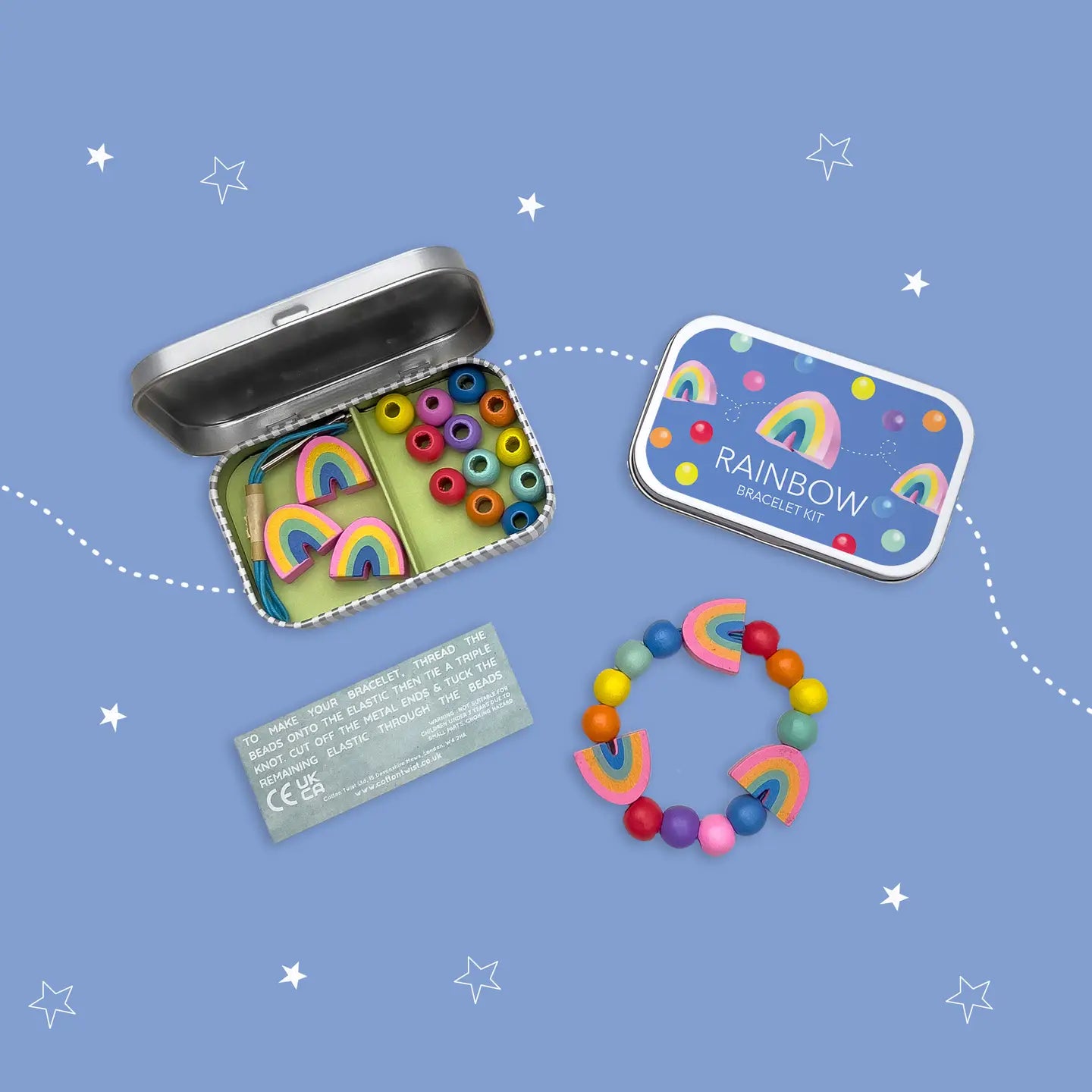 Regnbue armbånd gavesett mini