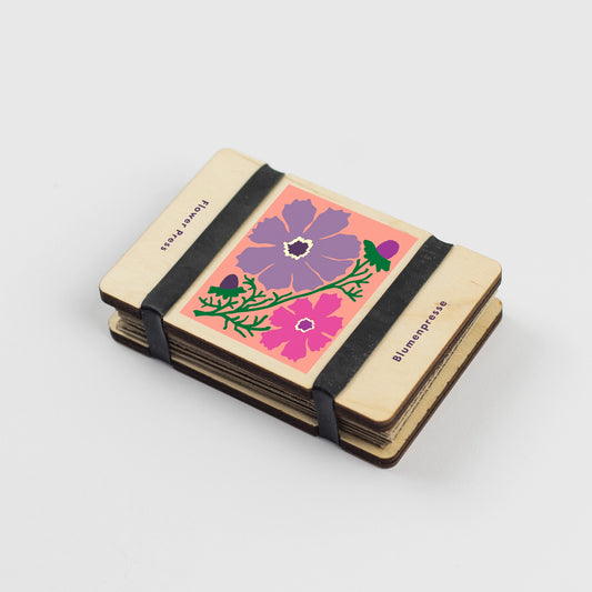 Pocket blomsterpresse - rosa