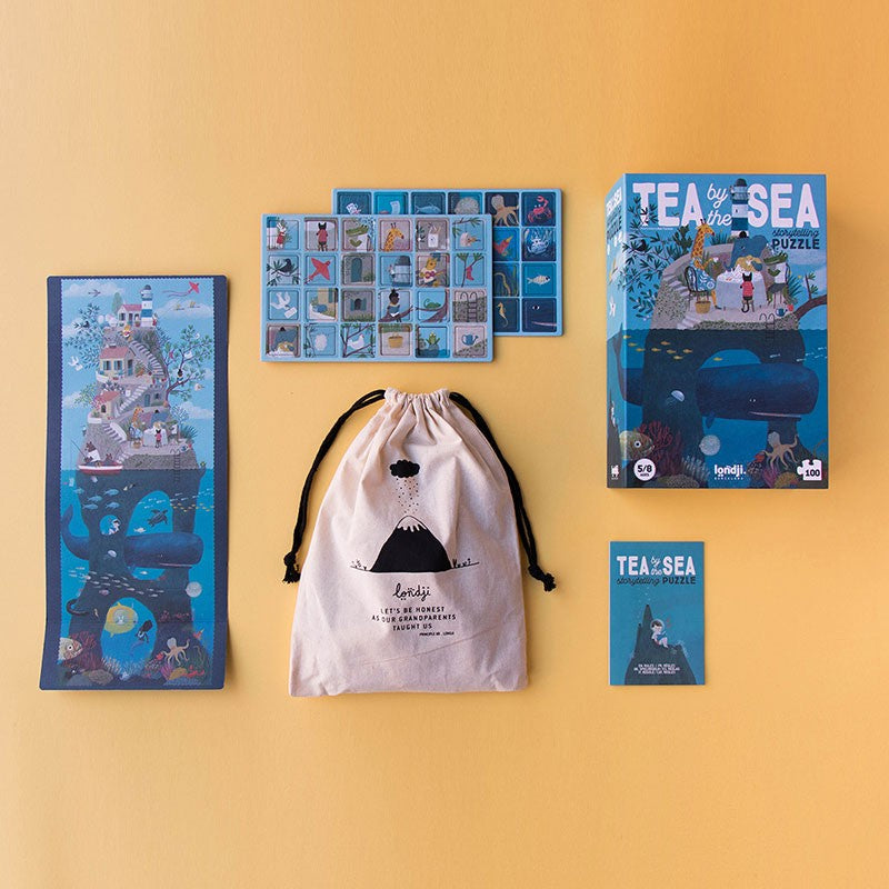 Tea by the sea - historiefortelling puslespill 100brikker