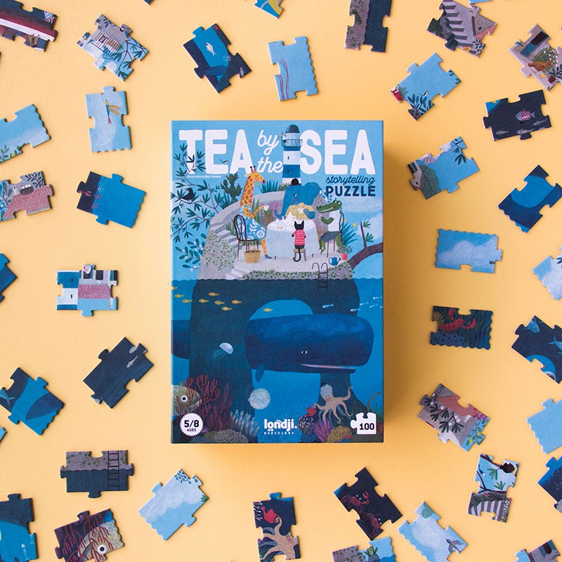 Tea by the sea - historiefortelling puslespill 100brikker