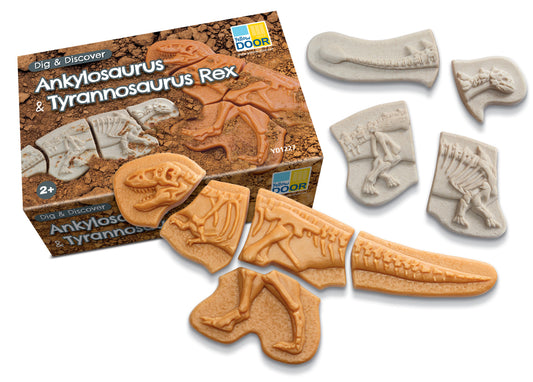Forhåndsbestilling: Dig & Discover – Ankylosaurus & Tyrannosaurus rex