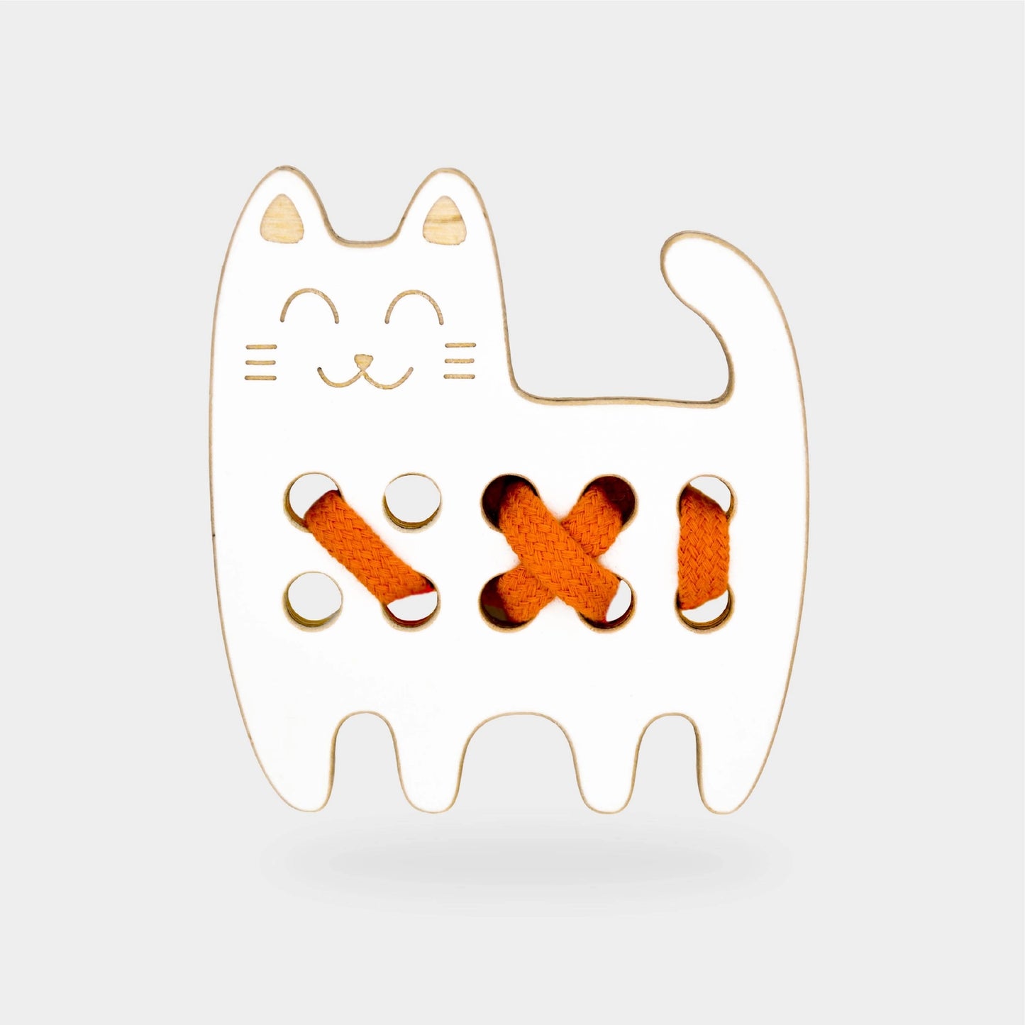 Montessori snøreleke - Katt