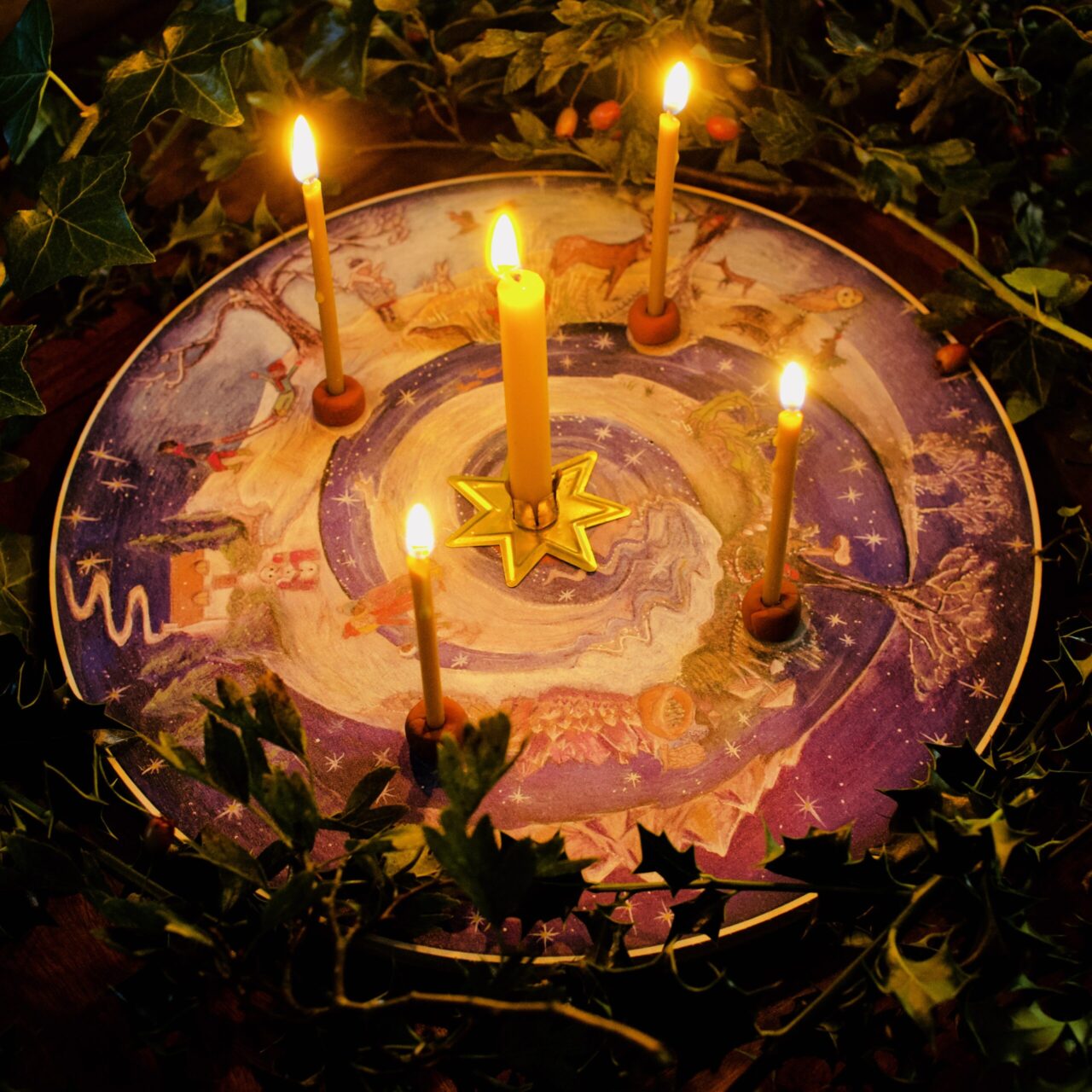 Forhåndsbestilling: Waldorf Adventshjul (Vinterbrett)