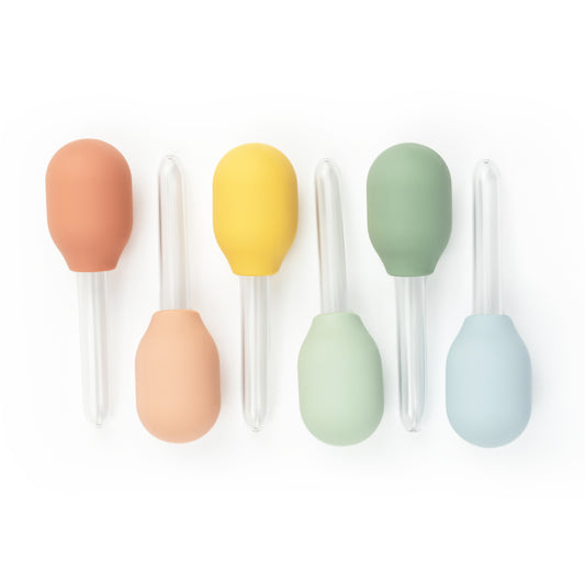 Pipetter laget for sanselek (6pk)
