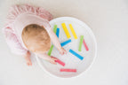 BABY aktivitetskort med oppskrifter til sanselek (engelsk)
