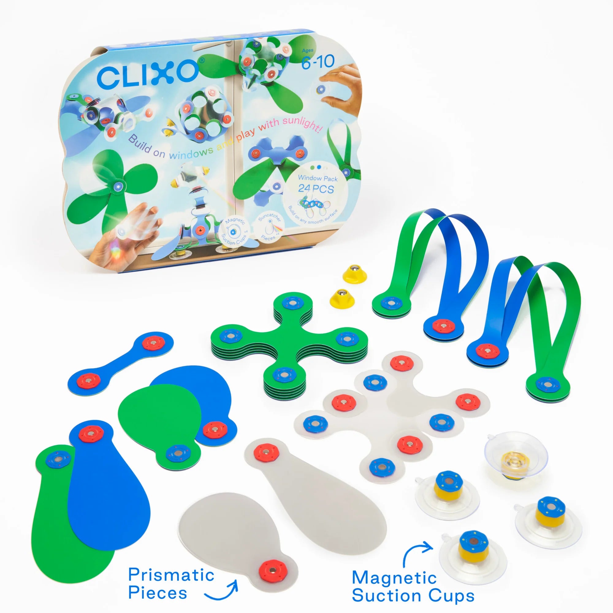 Sugekopp Magnetleke - 24 deler