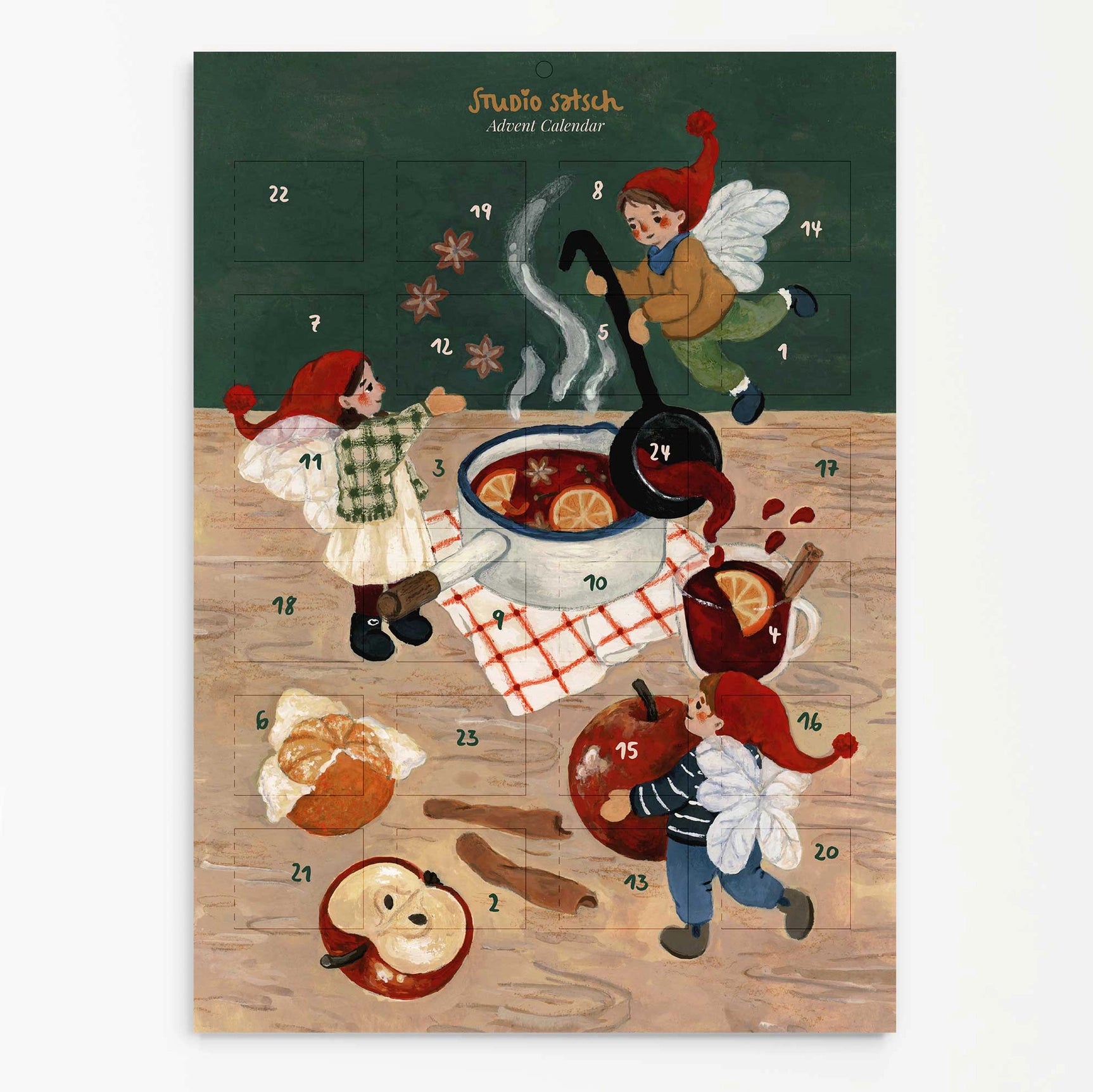 Adventskalender med bilder