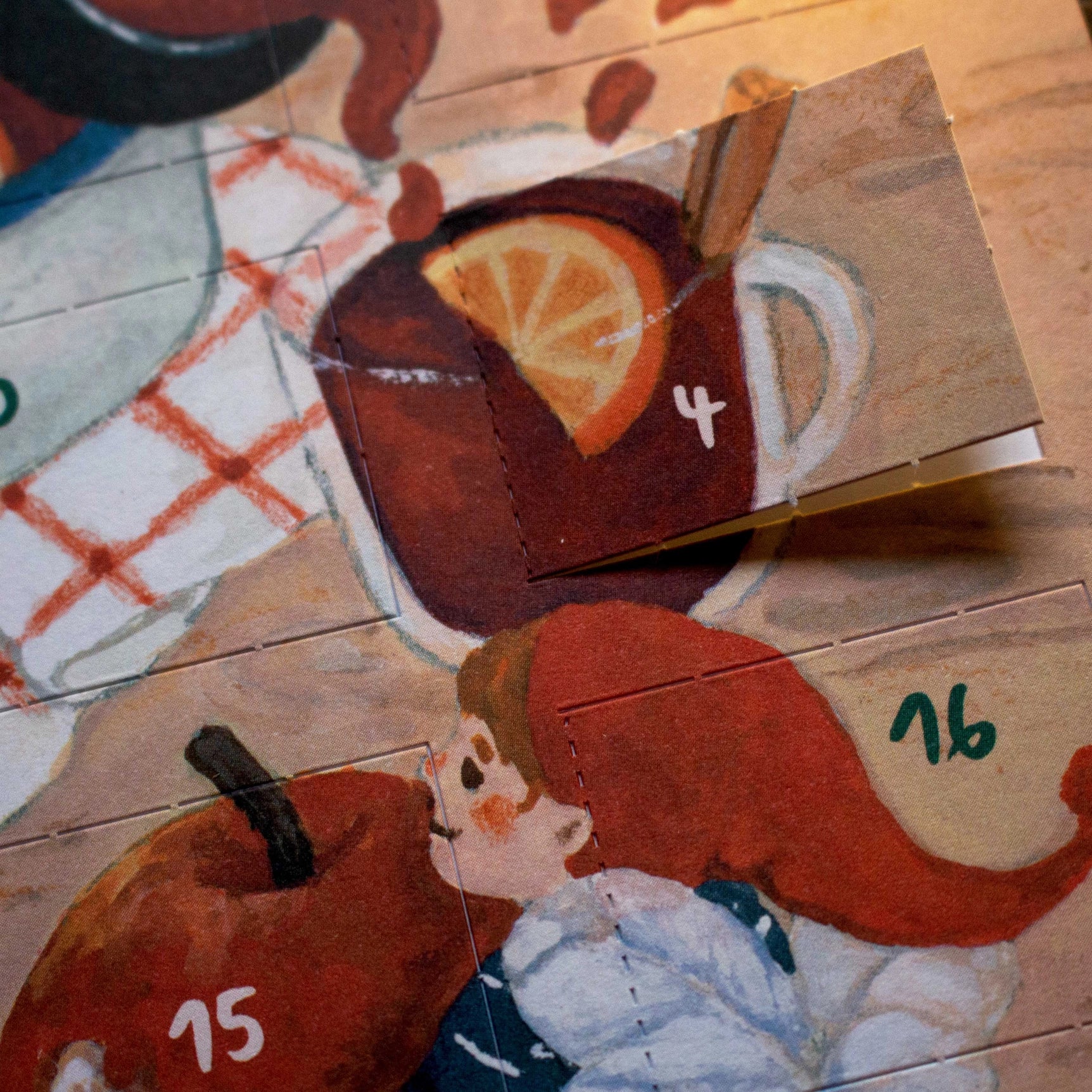 Adventskalender med bilder