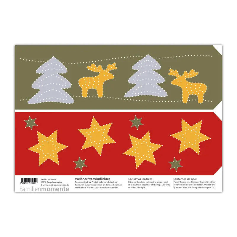 Enkeltvis mønsterark til prikksett (4 for 3 på enkle ark)