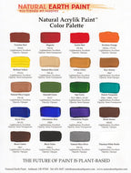 Fluid Naturlig Akrylmaling 30ml - velg farge