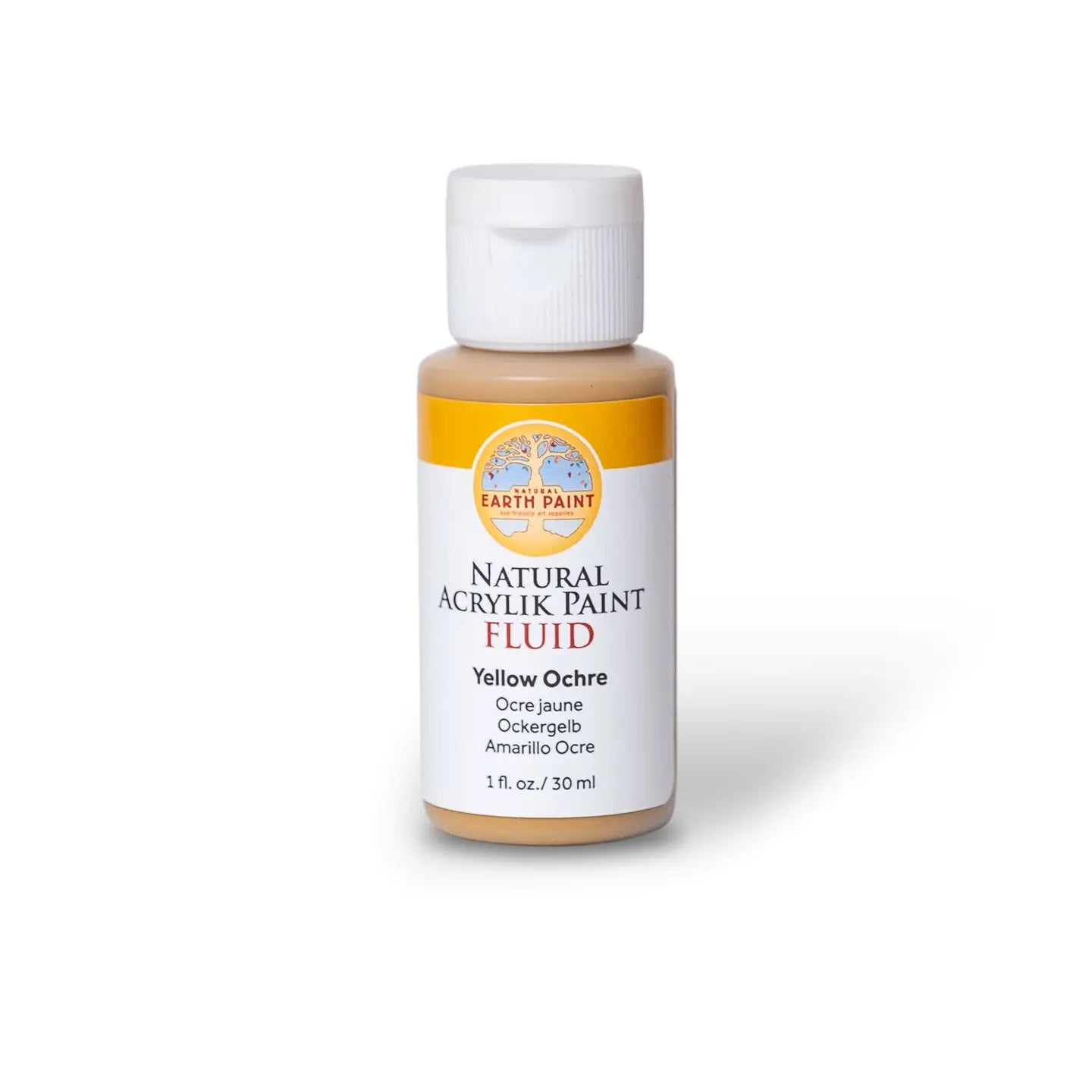 Fluid Naturlig Akrylmaling 30ml - velg farge