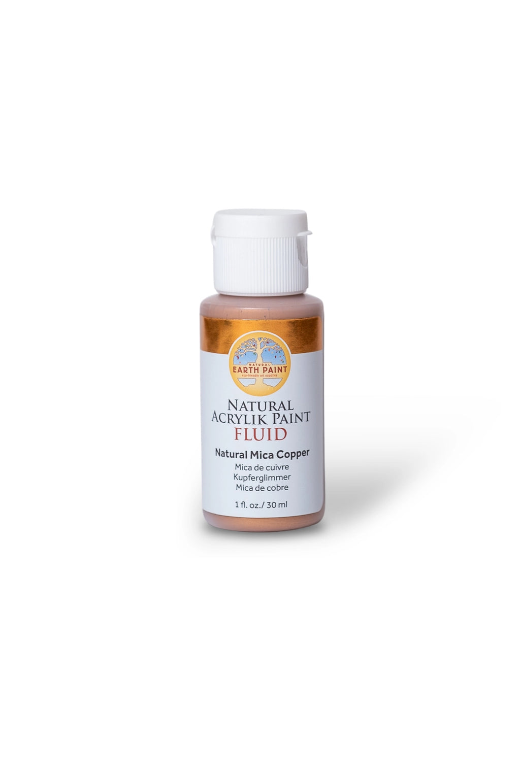 Fluid Naturlig Akrylmaling 30ml - velg farge