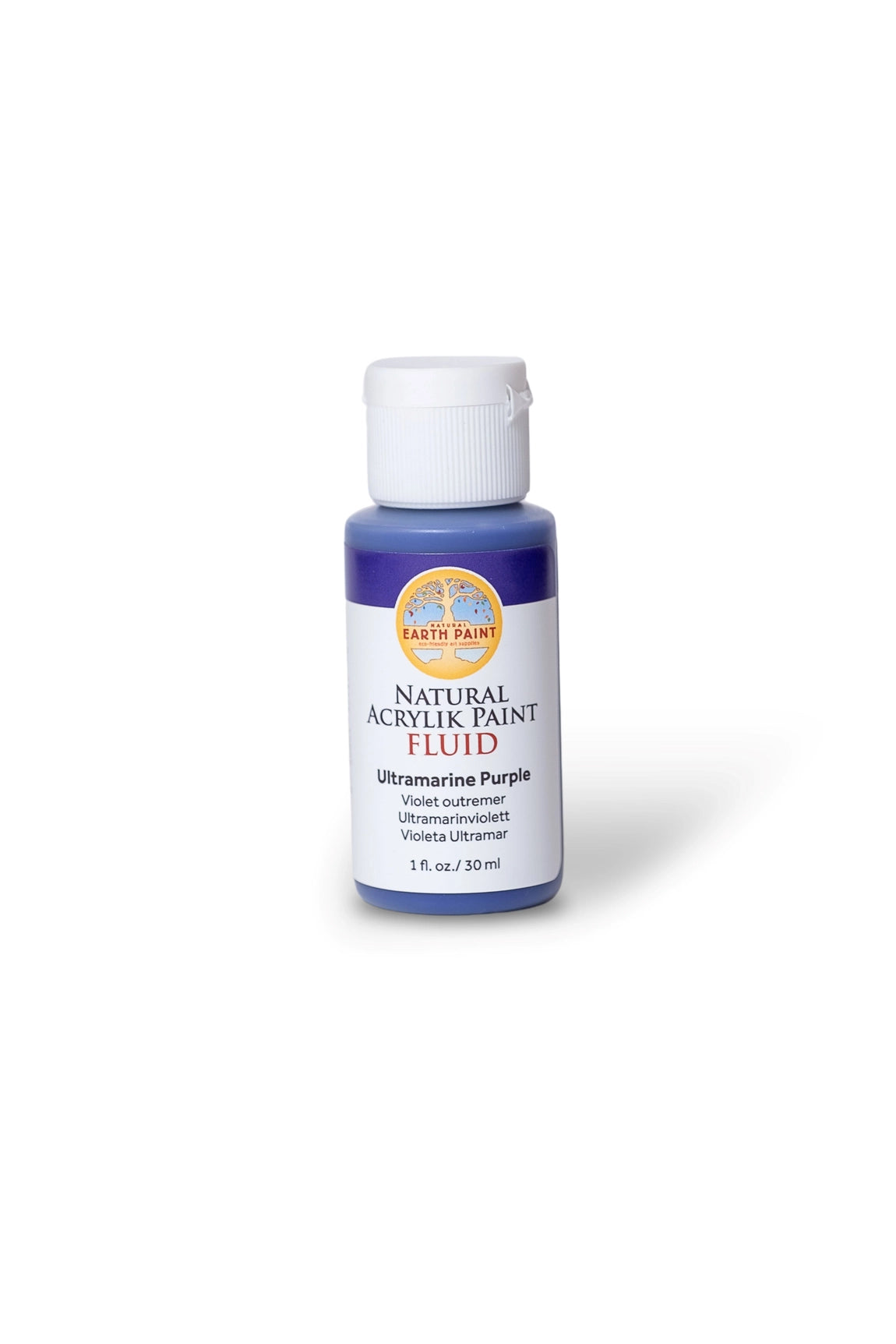 Fluid Naturlig Akrylmaling - 30ml velg farge