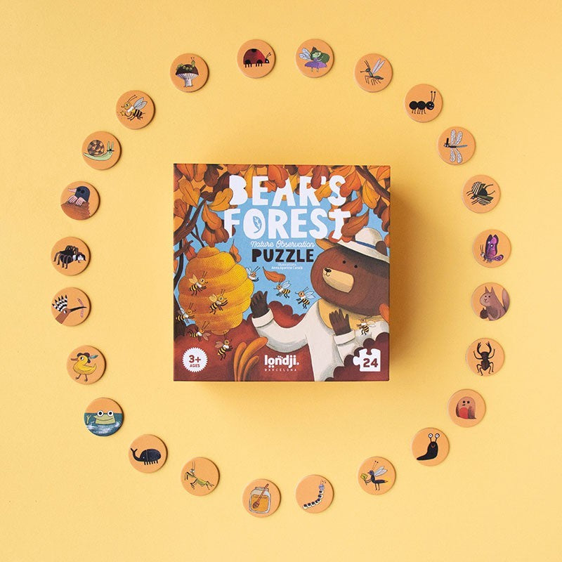 Bear´s forest - puslespill 3+